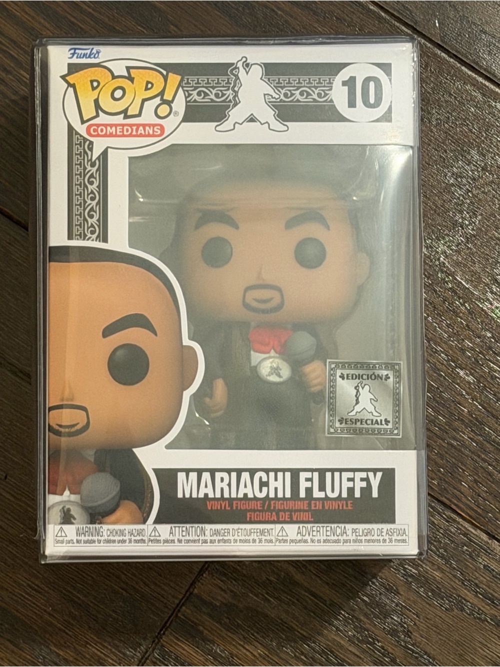 Funko Pop! Mariachi Fluffy Vinyl Figure - Black, Peach, Red